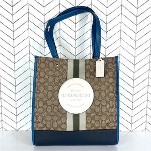 Dempsey Tote in Signature Jacquard Coach Patch